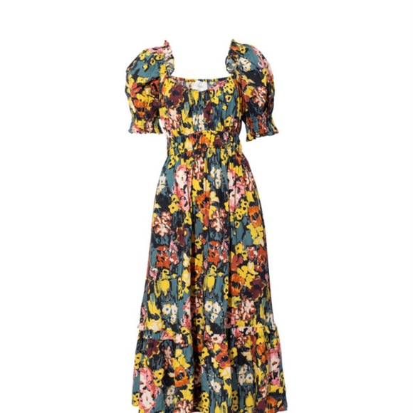 Cleobella Caprice Ankle Dress in ‘Monet’ - Picture 5 of 13